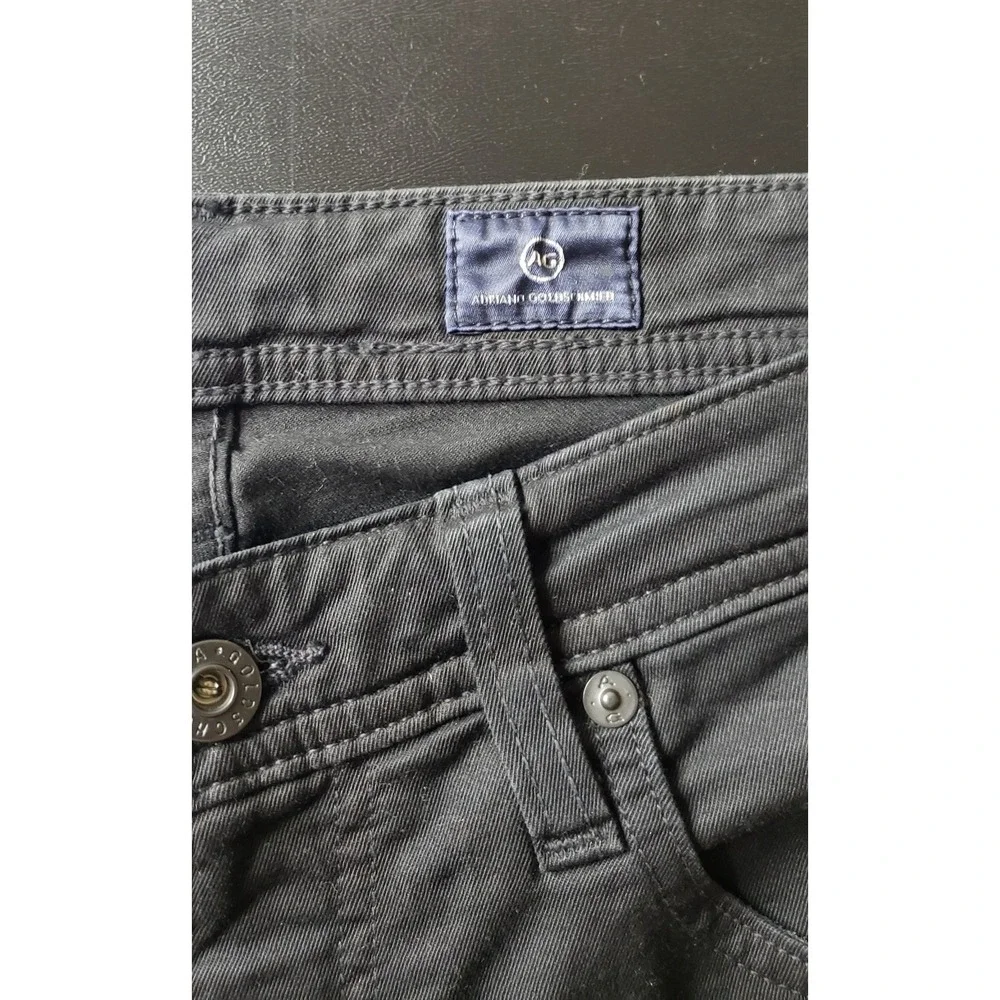 AG Adriano Goldschmied The Nomad Modern Slim Pants Mens 32 Black Sample Line USA